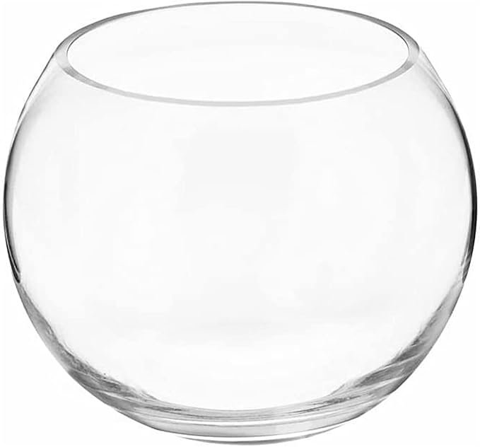 Acan Tradineur Pecera Redonda de Cristal 23 x 18 cm