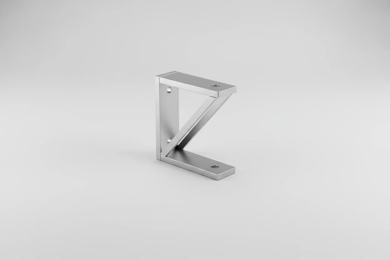 Soporte y anclaje reforzado para pecera de pared